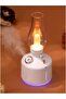Retro Air Humidifier Vintage Lamp Night Light Nano Mist Sprayer 1200mAh 280ML (White)