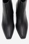 Lexia Black Skin Genuine Leather Women's Western Boots - 2