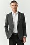 Patterned Mono Collar Jacket