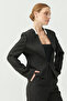 Women's Collar Detailed Agrafl Jacket - 4