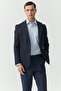 Men's Swallow Collar Textured Jacket - 2