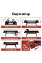Portable Folding Outdoor Camping Barbecue Grill, Compact Outdoor Charcoal Grills BBQ Grill - 7