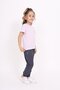 Girl's Crew Neck Short Sleeve T-Shirt - 4