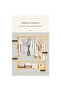 Minimalist Natural Wood Coat Rack with Side Hooks, Thick Rod & Shelf, Freestanding 120×163×40 cm - 2