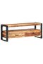 TV Cabinet 120x35x45 cm Solid Wood with Honey Finish