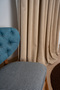 Velvet Textured Island Background Curtain (1X3 Dense Pleats) Living Room Bedroom - 8