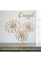 Flower-Decorated Decorative Rattan Set of 3 - 2