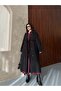 Trench Coat with Belt and Sash, Buttoned Stylish Comfortable Everyday Outfit, Spring Autumn Trench Coat - 7