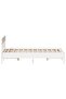 Bed Frame without Mattress White 160x200 cm Solid Wood Pine - 4