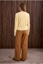 Thin Fleece Basic Sweater Soft Yellow - 4