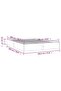 Bed Frame without Mattress Solid Wood 180x200 cm Super King Super King Size - 3