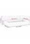 Corner Bed Frame Dark Grey 90 x 200 cm Velvet - 3