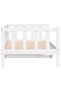 Day Bed without Mattress White Solid Wood Pine 90x200cm - 5