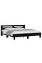 Bed Frame without Mattress Black 180x200 cm Super King - 2