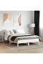 Bed Frame without Mattress White 160x200 cm Solid Wood Pine