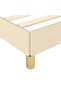 Bed Frame without Mattress Cream 180x200 cm Super King Fabric - 6