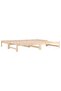 Pull-out Day Bed without Mattress 2x(90x200) cm Solid Wood Pine - 7