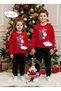 New Year Early Year Children's Suit (Single Set Price Is) 3 Yarn Fleece-Lined Fabric