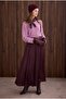 Thin Fuzzy Basic Sweater Violet
