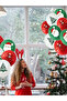 25 Pcs Christmas Party Balloons – Red & Green Latex Balloons with Santa, Snowman - 3