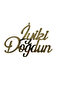 Plexiglass Happy Birthday Cake Topper 10X7 cm Gold - 2