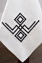 Valeri Black Embroidered Tablecloth 160X260 2564 - 6