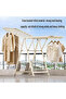 Foldable Clothes Dryer Rack outside and inside 1.8M White Color - 7