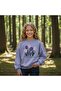 Girls' Sweatshirt Balloon Sleeve Printed Oversized Cotton Sweatshirt / Wide Fit Long Sleeve T-Shirt - 5