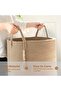 سلة غسيل، سلة غسيل من حبل قطني منسوج سعة 60 لترًا لتخزين الملابس وتخزين الألعاب - 3