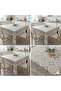 🆕 Lace Look Easy to Clean Non-Slip Liquid-Proof Hole-Free Pvc Tablecloth /120 cm X 150 cm - 3