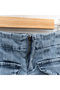 Girl's 5-8 Years Old Pleated Denim Pants - 3