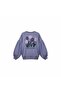 Girls' Sweatshirt Balloon Sleeve Printed Oversized Cotton Sweatshirt / Wide Fit Long Sleeve T-Shirt - 7