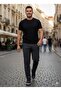Wool Regular Fabric Trousers-60382 - 4