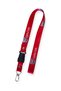 Red Car Auto Mirror Hanger with Dacia Logo |   Dacia Keychain Mirror Lanyard – Car Interior Decoration Accessory - 2