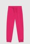 Baby Girl 4-14 Years Old Elastic Jogger Sweatpants Fuchsia
