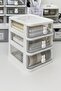 Bunny 3 Drawer Makeup Organizer - Brush Cosmetic Makeup Organizer with Compartments - 4