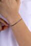 Classic Gourmet Model Oxidized Steel Men's Chain Bracelet - 2