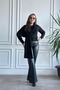 Sıvama Fleece-Lined Leather Trousers - 2
