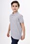 Unisex Polo Neck Buttoned Long Short T-Shirt - 5