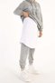 White-Underwear Cotton Shirt Skirt
