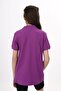 Unisex Polo Neck Buttoned Long Short T-Shirt - 3