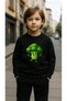 Children's Team Sweatshirt Brokoli B Printed Girls Boys Crew Neck3 4-5-6-7-8-9-10-11-12Years