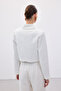 Buttoned Short Jacket - Ecru - 8