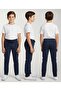 Unisex Flexible Waist School Pants (Navy Blue) - 4