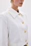 Buttoned Short Jacket - Ecru - 7