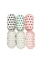 Approximately 100 Pieces of Large Size Colored Inserts Paper, Baklava Presentation Holder, Mixed Color Polka Dot