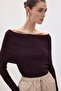 Madonna Collar Sweater - Plum - 7