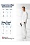 Unisex Corded Fabric Shirt Collar Long Sleeve Pocket Elastic Waist 2-Piece Set - 4