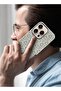 iPhone 16 Pro Leather Back Cover, Triangle Pattern, Shockproof (Light Beige) - 5
