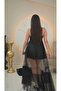 Women's Long Tulle Lace Dressing Gown - 3